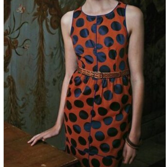 Anthropologie Maeve Rokin Polka Dot Dress - Size 2 - Picture 2 of 5